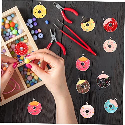 VILLFUL 20 Stück Teiliges Donuts Schlüsselanhänger Langlebigem Harz Kreative DIY Schmuckanhänger für Partygeschenke und Schlüsselring Dekoration Realistische Dessert Charms VILLFUL 20 Stück Teiliges Donuts Schlüsselanhänger Langlebigem Harz Kreative DIY Schmuckanhänger für Partygeschenke und Schlüsselring Dekoration Realistische Dessert Charms von VILLFUL