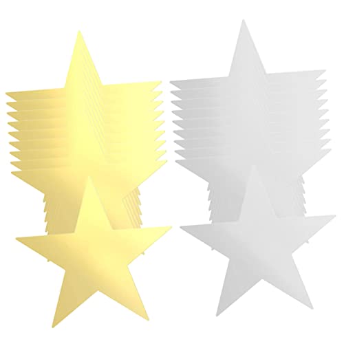 VILLFUL 20 Stück Teiliges Doppelseitige Papier Ausschnitte Gold und Silber Filigrane Wanddekoration für Klassenzimmer Partys Diy Basteln für Schul und Themenparty Deko VILLFUL 20 Stück Teiliges Doppelseitige Papier Ausschnitte Gold und Silber Filigrane Wanddekoration für Klassenzimmer Partys Diy Basteln für Schul und Themenparty Deko von VILLFUL