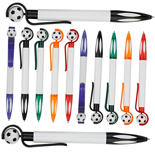 VILLFUL 20 Stück Teiliges Fußball Kugelschreiber Bunte Druckmechanische Schreibstifte für Schüler Kreative Party und Schulartikel Langlebige Tintenstifte mit Clip Vielseitig für Notizen VILLFUL 20 Stück Teiliges Fußball Kugelschreiber Bunte Druckmechanische Schreibstifte für Schüler Kreative Party und Schulartikel Langlebige Tintenstifte mit Clip Vielseitig für Notizen von VILLFUL