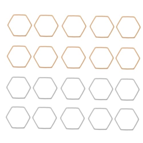 VILLFUL 20 Stück Teiliges Geometrisches Schmuckzubehör aus Legierung Ohrring anhänger für DIY Schmuckherstellung Ohrstecker und Ohrhänger Bastelmaterial für Damen Minimalistisches Design VILLFUL 20 Stück Teiliges Geometrisches Schmuckzubehör aus Legierung Ohrring anhänger für DIY Schmuckherstellung Ohrstecker und Ohrhänger Bastelmaterial für Damen Minimalistisches Design von VILLFUL