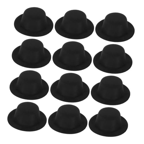 VILLFUL 20 Stück Teiliges Mini Schwarze Filz Top Hats Stabile Miniatur Zylinderhüte für DIY Bastelprojekte Schneemann Puppenhüte Party Weihnachtsdekoration VILLFUL 20 Stück Teiliges Mini Schwarze Filz Top Hats Stabile Miniatur Zylinderhüte für DIY Bastelprojekte Schneemann Puppenhüte Party Weihnachtsdekoration von VILLFUL