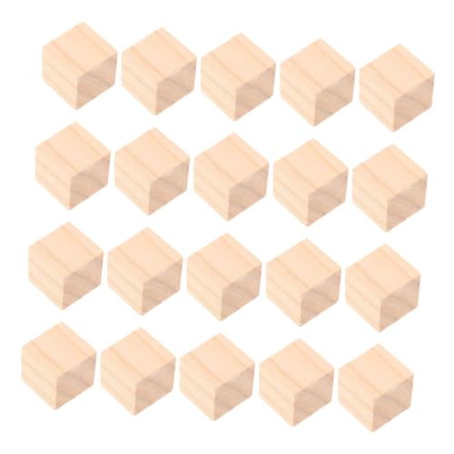 VILLFUL 20 Stück Teiliges Natürliche Holz Würfel Quadratisch Ungefertigt Robuste Bausteine für DIY Bastelmaterial Montessori Lernspielzeug Fördert Feinmotorik Kreativität VILLFUL 20 Stück Teiliges Natürliche Holz Würfel Quadratisch Ungefertigt Robuste Bausteine für DIY Bastelmaterial Montessori Lernspielzeug Fördert Feinmotorik Kreativität von VILLFUL
