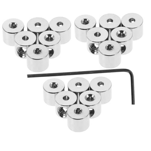 VILLFUL 20 Stück Teiliges Pin Backs Locking Clasp mit Schraubenschlüssel Gewindeverbindung für Sichere Broschenbefestigung Einfache Montage Vielseitig für DIY Schmuckherstellung und VILLFUL 20 Stück Teiliges Pin Backs Locking Clasp mit Schraubenschlüssel Gewindeverbindung für Sichere Broschenbefestigung Einfache Montage Vielseitig für DIY Schmuckherstellung und von VILLFUL