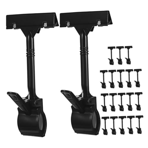 VILLFUL 20 Stück Teiliges T-förmige Preisschildhalter aus Stabilem Kunststoff Drehbare Etikettenclips für Einzelhandel Supermärkte Obststände Sicherer Halt Langlebig und Vielseitig VILLFUL 20 Stück Teiliges T-förmige Preisschildhalter aus Stabilem Kunststoff Drehbare Etikettenclips für Einzelhandel Supermärkte Obststände Sicherer Halt Langlebig und Vielseitig von VILLFUL