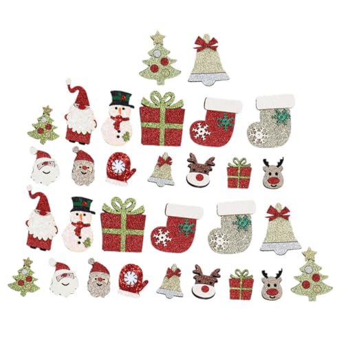VILLFUL 20 Stück Teiliges Weihnachtsstoff Patch mit Bunten Festlichen Motiven DIY Kleidung Dekoration Vielseitig für Kleidung Taschen und Bastelprojekte Randgenäht Angenehmer Griff VILLFUL 20 Stück Teiliges Weihnachtsstoff Patch mit Bunten Festlichen Motiven DIY Kleidung Dekoration Vielseitig für Kleidung Taschen und Bastelprojekte Randgenäht Angenehmer Griff von VILLFUL