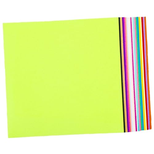VILLFUL 200 Blatt Blätter Buntes Origami Bastelpapier Für Kinder, Faltpapier, Ornament Origami Papier, Massenware, Dekoratives Faltpapier, Zartes Malpapier, Dickes Faltpapier von VILLFUL