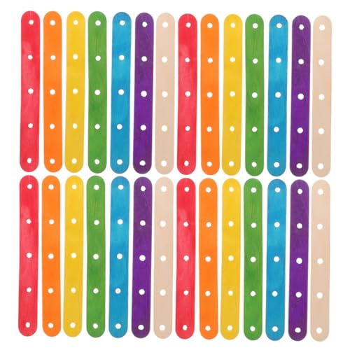 VILLFUL 200 Stück Bunte Diy Stäbe mit Löchern für Kreative Projekte und Familienaktivitäten für Kunsthandwerk VILLFUL 200 Stück Bunte Diy Stäbe mit Löchern für Kreative Projekte und Familienaktivitäten für Kunsthandwerk von VILLFUL