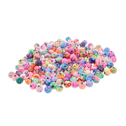 VILLFUL 200 Stück Bunte Polymer Clay Blumenperlen Runde Spacer Beads für DIY Schmuckherstellung Armbänder Halsketten Handgefertigte Bastelperlen VILLFUL 200 Stück Bunte Polymer Clay Blumenperlen Runde Spacer Beads für DIY Schmuckherstellung Armbänder Halsketten Handgefertigte Bastelperlen von VILLFUL