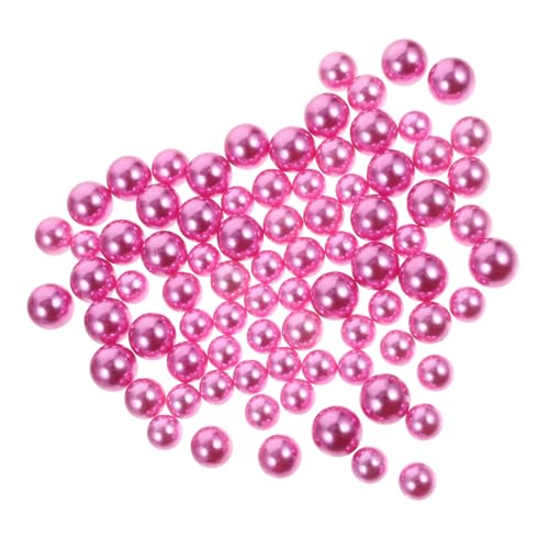 VILLFUL 200 Stück Fake Perlen ohne Loch Runde Simulation Perlen in Leichte Vase Dekoration DIY Bastelmaterial für Schmuck und Blumenarrangements von VILLFUL