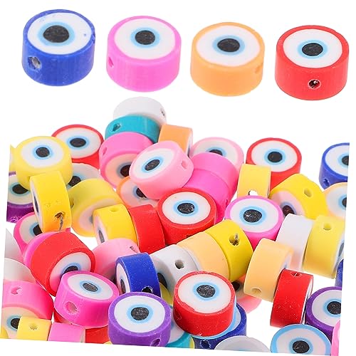 VILLFUL 200 Stück Geschnittene Teufelsaugen Perlen Aus Polymer Ton (200 Stück) Lose Perlen, Charms, Handgefertigte Schmuckperlen, Handgefertigte Perlen, Kleine Abstandsperlen, Schmuck, von VILLFUL