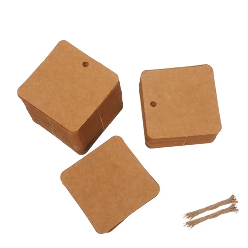 VILLFUL 200 Stück Kraftpapier Preisetiketten mit Naturjuteschnur Blanko Doppelseitig Beschreibbare und Kleidungsetiketten für DIY Hochzeit Weihnachten Handwerk VILLFUL 200 Stück Kraftpapier Preisetiketten mit Naturjuteschnur Blanko Doppelseitig Beschreibbare und Kleidungsetiketten für DIY Hochzeit Weihnachten Handwerk von VILLFUL