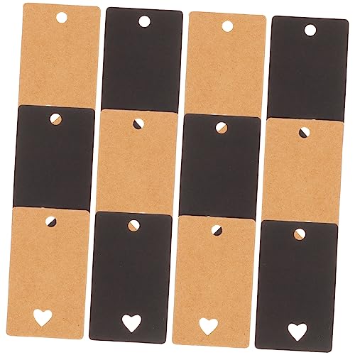VILLFUL 200 Stück Liebesgeschenk Anhänger, Blanke Beschriftungsanhänger, Blanke Hängeanhänger, Blanke Papier Display Etiketten, Preisschilder, Blanke Etiketten, Blanke Preisschilder, von VILLFUL