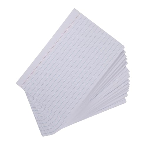 VILLFUL 200 Stück Liniert Karteikarten Praktische Notizkarten für Notizen Planung und Vokabeltraining Hochwertiges Schreibpapier für Studenten Büro und Zuhause VILLFUL 200 Stück Liniert Karteikarten Praktische Notizkarten für Notizen Planung und Vokabeltraining Hochwertiges Schreibpapier für Studenten Büro und Zuhause von VILLFUL
