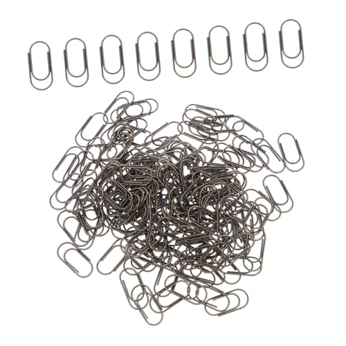 VILLFUL 200 Stück Mini Büroklammern Bronze Metall Vintage Retro Papierklammern Kleine Klammern für Notizen Lesezeichen DIY Bastelprojekte Robust Stark und Vielseitig für Büro und Schule VILLFUL 200 Stück Mini Büroklammern Bronze Metall Vintage Retro Papierklammern Kleine Klammern für Notizen Lesezeichen DIY Bastelprojekte Robust Stark und Vielseitig für Büro und Schule von VILLFUL