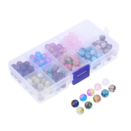 VILLFUL 200 Stück Natürliche Stein Spacer Perlen DIY Schmuck Bastelperlen Farben Box für Armband Halskette Charms Zubehör VILLFUL 200 Stück Natürliche Stein Spacer Perlen DIY Schmuck Bastelperlen Farben Box für Armband Halskette Charms Zubehör von VILLFUL