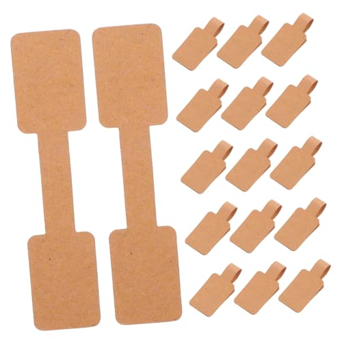 VILLFUL 200 Stück Selbstklebende Preisschilder aus Kraftpapier Rechteckige Etiketten für Schmuckanhänger Einfach Anzubringen Rückstandslos Ablösbar für Ringe und VILLFUL 200 Stück Selbstklebende Preisschilder aus Kraftpapier Rechteckige Etiketten für Schmuckanhänger Einfach Anzubringen Rückstandslos Ablösbar für Ringe und von VILLFUL