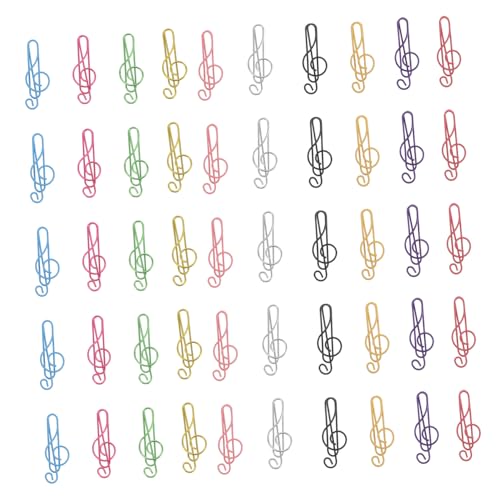 VILLFUL 200 Stück Teiliges Bunte Metall Büroklammern in Musiknotenform Kleine Memo Note Clips als Kreative Lesezeichen für Schüler Lehrer und Büro Vielseitiger Organizer für Notizen und VILLFUL 200 Stück Teiliges Bunte Metall Büroklammern in Musiknotenform Kleine Memo Note Clips als Kreative Lesezeichen für Schüler Lehrer und Büro Vielseitiger Organizer für Notizen und von VILLFUL