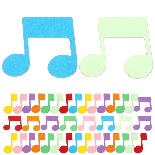 VILLFUL 200 Stück Tropfpapier Schrott, Musiknoten Konfetti, Musiknoten Ausschnitte, Papierstreuer, Musiknoten, Musik Party Zubehör, Hochzeitspapier Schnipsel, Musiknoten Tischstreuer von VILLFUL