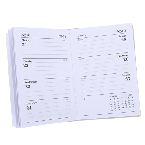 VILLFUL 2025 Agenda Buch Notizbücher Tragbarer Akademischer Planer Verschleißfestes Notizbuch Praktischer Tagesplaner Notizbücher Monatsplaner Notizblock Tragbarer Planer Organizer VILLFUL 2025 Agenda Buch Notizbücher Tragbarer Akademischer Planer Verschleißfestes Notizbuch Praktischer Tagesplaner Notizbücher Monatsplaner Notizblock Tragbarer Planer Organizer von VILLFUL