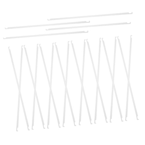 VILLFUL 20Stücke Hängende Datei Organizer Metallstangen mit Clips Platzsparende Hängeregistratur für Büro Schule und Zuhause Optimiert Ihren Arbeitsbereich und Verbessert von VILLFUL