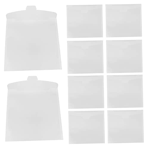 VILLFUL 20Stücke Klarsichthüllen für Dokumente Transparente Datei Taschen Große für Scrapbooking und Dokumentenorganisation Leicht und Reisefreundlich von VILLFUL