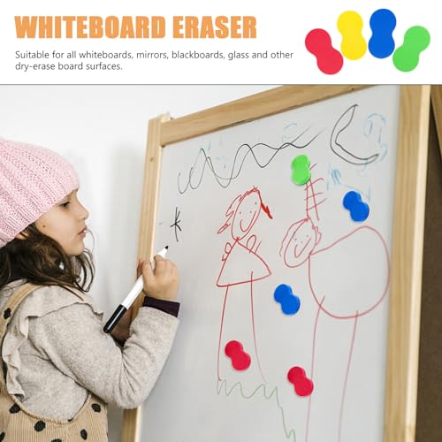 VILLFUL 20Stücke Tragbare Whiteboard Radiergummis Eva Radierer für Büro und Zuhause Trockene Abwischbarkeit für Präsentationen und Meetings Farben von VILLFUL