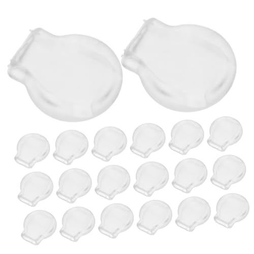 VILLFUL 20Stücke Transparente Silikon Ohrpolster für Ohrstecker Schmerz Ohrclip Halterungen für Schlupfohren Ergonomische Ohrpolster für DIY Schmuckherstellung Rutschfest VILLFUL 20Stücke Transparente Silikon Ohrpolster für Ohrstecker Schmerz Ohrclip Halterungen für Schlupfohren Ergonomische Ohrpolster für DIY Schmuckherstellung Rutschfest von VILLFUL