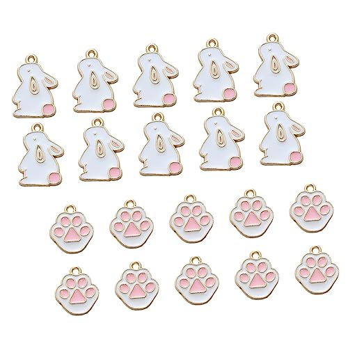 VILLFUL 20 Stück Kaninchen Krallen Anhänger Für Selbstgemacht Schmuckherstellung Langlebige Legierung Hängeornamente Für Halsketten Und Armbänder Kreative Dekoration Für Ostern Und VILLFUL 20 Stück Kaninchen Krallen Anhänger Für Selbstgemacht Schmuckherstellung Langlebige Legierung Hängeornamente Für Halsketten Und Armbänder Kreative Dekoration Für Ostern Und von VILLFUL