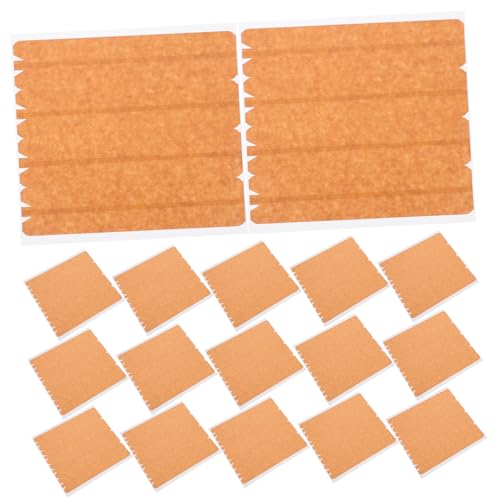 VILLFUL 24 Blatt Kraftpapier Klebeband Hochleistungs Verpackungsklebeband mit Beschreibbarer Oberfläche Abreißstreifen für Sicheres Versenden Verpacken von Kartons von VILLFUL