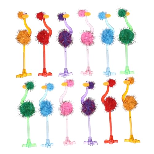 VILLFUL 24 Stück Plüsch Ostrich Kugelschreiber Cartoon Design Gemischte Farben für Büro Schule und Kreative Projekte VILLFUL 24 Stück Plüsch Ostrich Kugelschreiber Cartoon Design Gemischte Farben für Büro Schule und Kreative Projekte von VILLFUL