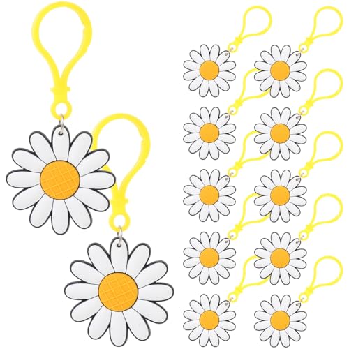 VILLFUL 24 Stück Teiliges Kleine Gänseblümchen Schlüsselanhänger Blume Anhänger Rucksack Taschen Deko Geschenk Frauen Freundinnen Party Zubehör Zufällige Farben Zufällige VILLFUL 24 Stück Teiliges Kleine Gänseblümchen Schlüsselanhänger Blume Anhänger Rucksack Taschen Deko Geschenk Frauen Freundinnen Party Zubehör Zufällige Farben Zufällige von VILLFUL