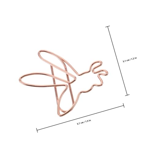 VILLFUL 24 Stück Teiliges Metall Büroklammern mit Niedlichen Bienen designs Kleine Bunte Papierklammern für Büro Schule und Kreative Organisation Vielseitige Dokumentenhalter und von VILLFUL