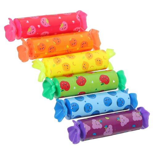 VILLFUL 24 Stück Teiliges Niedlicher Mini Textmarker Candy Design Pastellfarbene Marker mit Keilspitze Angenehme Griffqualität Auslaufsicher für Schule Büro Zeichnen und Notizen von VILLFUL