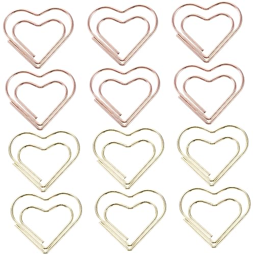 VILLFUL 24Stücke Büroklammern aus Kreative und Farbige Büroklammern und Roségold für Notizen Dokumente und Langlebig VILLFUL 24Stücke Büroklammern aus Kreative und Farbige Büroklammern und Roségold für Notizen Dokumente und Langlebig von VILLFUL
