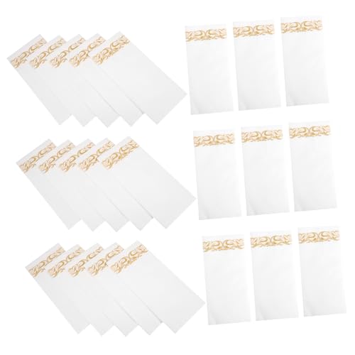VILLFUL 25 Stück Papiertücher Goldene Servietten Party Servietten Papierservietten Party Zubehör Hochzeitsservietten Gästeservietten Hochzeitsdekorationen Servietten Tissue Party von VILLFUL