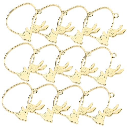 VILLFUL 25 Stück Rabbit Open Bezels Anhänger Metall für Schmuckherstellung Kreative Diy Zubehör für Armbänder Schlüsselanhänger Geeignet für Harz und Glitzerfüllungen VILLFUL 25 Stück Rabbit Open Bezels Anhänger Metall für Schmuckherstellung Kreative Diy Zubehör für Armbänder Schlüsselanhänger Geeignet für Harz und Glitzerfüllungen von VILLFUL