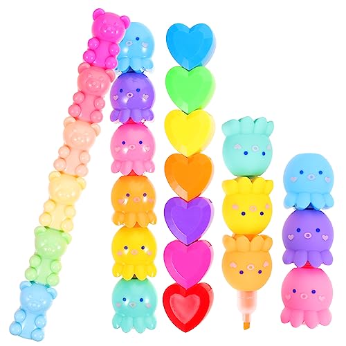 VILLFUL 25 Stück Teiliges Cartoon Textmarker Niedliche Herzförmige Marker Stifte Farbige Informationsmarker für Schüler Geruchlos aus Robustem Kunststoff für Büro und Schule VILLFUL 25 Stück Teiliges Cartoon Textmarker Niedliche Herzförmige Marker Stifte Farbige Informationsmarker für Schüler Geruchlos aus Robustem Kunststoff für Büro und Schule von VILLFUL