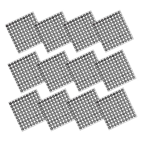 VILLFUL 2500 Stück Selbstklebende Zahlenaufkleber Runde Schwarze Nummernaufkleber für Inventarisierung Büroorganisation und Diy Projekte Hochwertige für Einfache Identifikation VILLFUL 2500 Stück Selbstklebende Zahlenaufkleber Runde Schwarze Nummernaufkleber für Inventarisierung Büroorganisation und Diy Projekte Hochwertige für Einfache Identifikation von VILLFUL
