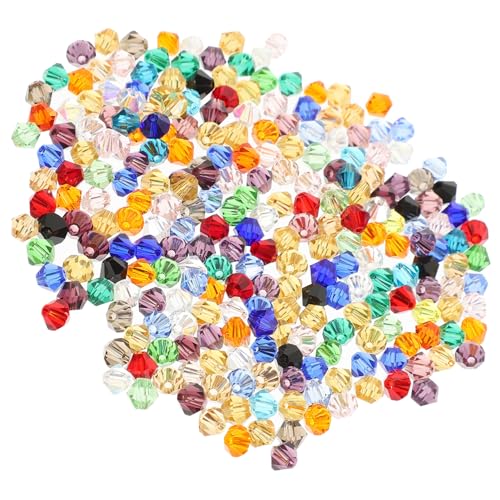 VILLFUL 280 Stück Kristallglas Rhombusperlen, DIY Schmuckzubehör, Armbandperlen, DIY Perlen, Geformte Perlen, Lose Perlen Für Armbänder, Perlen, Glasperlen Zum Basteln, Perlen Für von VILLFUL