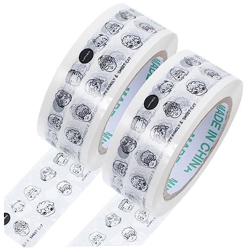 VILLFUL 2Rollen Klebeband mit Entzückenden Figuren Verpackungsband für Haushalt und Umzug Hohe Klebkraft Einfach zu Verwenden Schnellen Versiegeln VILLFUL 2Rollen Klebeband mit Entzückenden Figuren Verpackungsband für Haushalt und Umzug Hohe Klebkraft Einfach zu Verwenden Schnellen Versiegeln von VILLFUL