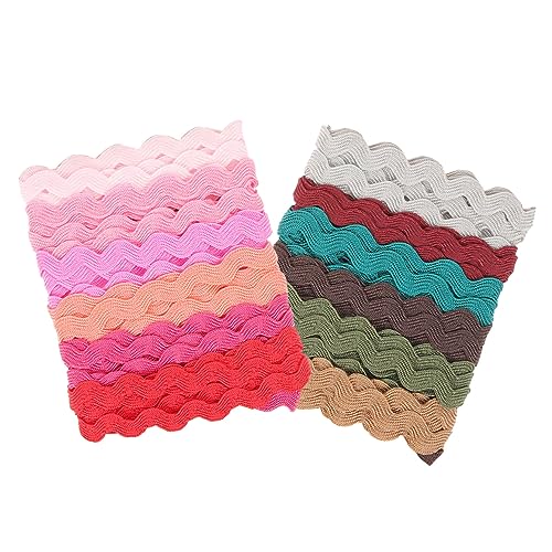 VILLFUL 2Rollen Wellenverkleidungsband DIY Wavy Trimmband für Handwerksprojekte Geschenkverpackung Dekorationen und Anwendungen Farbenfroh VILLFUL 2Rollen Wellenverkleidungsband DIY Wavy Trimmband für Handwerksprojekte Geschenkverpackung Dekorationen und Anwendungen Farbenfroh von VILLFUL