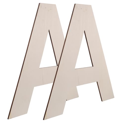 VILLFUL 2Stücke Holzbuchstabe A Unvollendete Holzbuchstaben für Robustes Holz für Wandschilder Vielseitige Verwendung zur Dekoration von Zuhause und Feiern VILLFUL 2Stücke Holzbuchstabe A Unvollendete Holzbuchstaben für Robustes Holz für Wandschilder Vielseitige Verwendung zur Dekoration von Zuhause und Feiern von VILLFUL