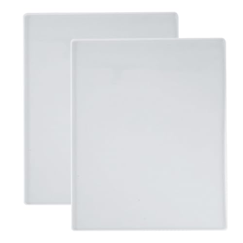 VILLFUL 2Stücke Silikon Gießform für Tischmatte DIY Schreibtafel Platzmatte Wiederverwendbare Epoxidharz Form für Kreative Bastelprojekte und von VILLFUL