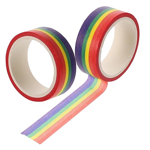 VILLFUL 2Stücke Washi Tape Dekoratives Klebeband für Scrapbooking DIY Kunsthandwerk und Bürobedarf pro für Projekte von VILLFUL