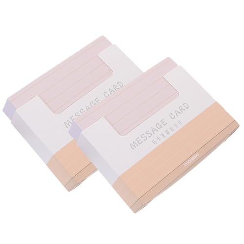 VILLFUL 2Taschen Liniertes Karteikarten Blanko Karten aus Kraftpapier pro Packung für Büro Schule Notizen und Kreative Anwendungen von VILLFUL