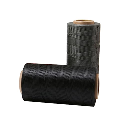 VILLFUL 2stücke Handnähwachsband Flaches Gewachstes Nähgarn Für DIY-handarbeiten Lederprojekte Schwarz VILLFUL 2stücke Handnähwachsband Flaches Gewachstes Nähgarn Für DIY-handarbeiten Lederprojekte Schwarz von VILLFUL