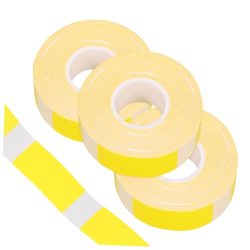 VILLFUL 3 Rollen Selbstklebend Transparentes Thermopapier Thermoetiketten Für Büro Blankoetiketten Zum Beschriften Namensetiketten Für Organisation von VILLFUL