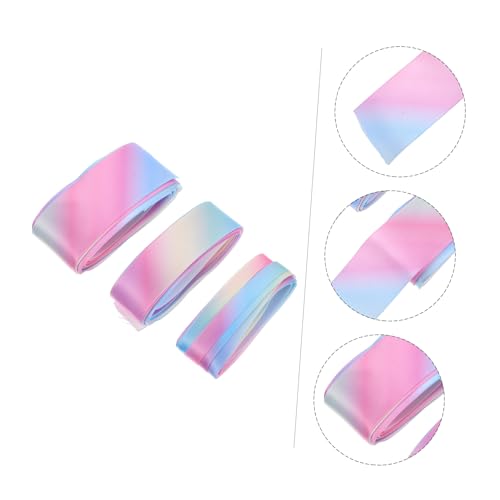 VILLFUL 3 Rollen Pack Polyesterbänder Bunt DIY Geschenkband Geschenkverpackung Dekoband Schleifenband Vielseitig Zuschneidbar für Basteln Party und Haushalt von VILLFUL