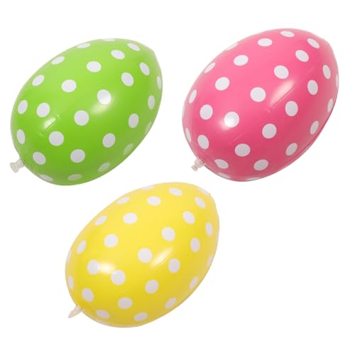 VILLFUL 3 Stück Aufblasbare Ostereier Ballons für Ostern Bunte Dekoration für Gartenpartys Kindergeburtstage und Feiertagsfeiern Gelb Grün VILLFUL 3 Stück Aufblasbare Ostereier Ballons für Ostern Bunte Dekoration für Gartenpartys Kindergeburtstage und Feiertagsfeiern Gelb Grün von VILLFUL