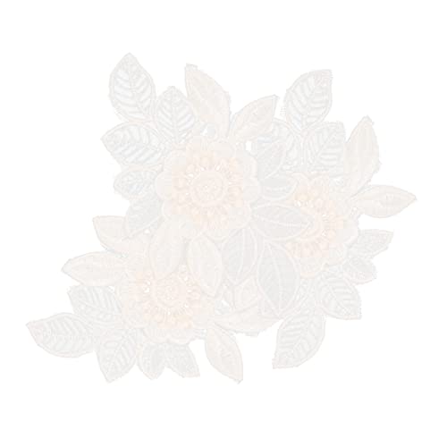 VILLFUL 3 Stück Bestickte Blumen Patches zum Aufbügeln und Nähen Langlebige DIY Applikationen für Kleidung Hautfreundlich Vielseitig für Textilien Dekorative Reparaturflicken mit Floralen von VILLFUL